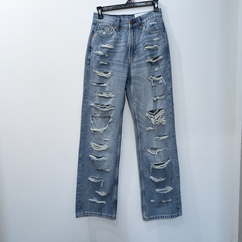 Arizona Highest Rise Skater Jean Wide Leg Women's 2 NWT